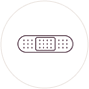 An icon depicting a bandaid