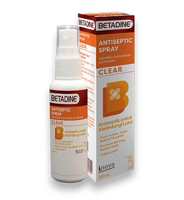 BETADINE Clear Antiseptic Spray