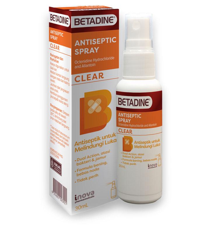 BETADINE Clear Antiseptik Spray